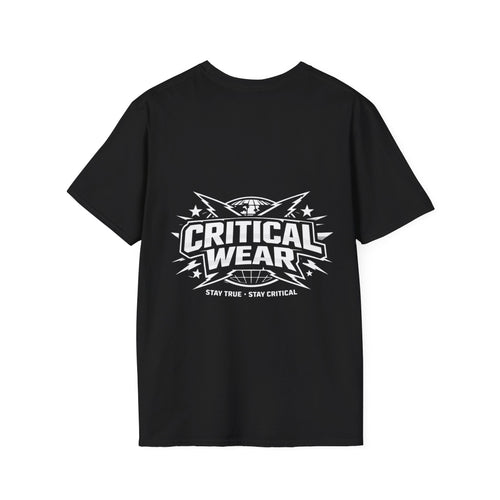 Animated alpha in a suit Black -  T-Shirt